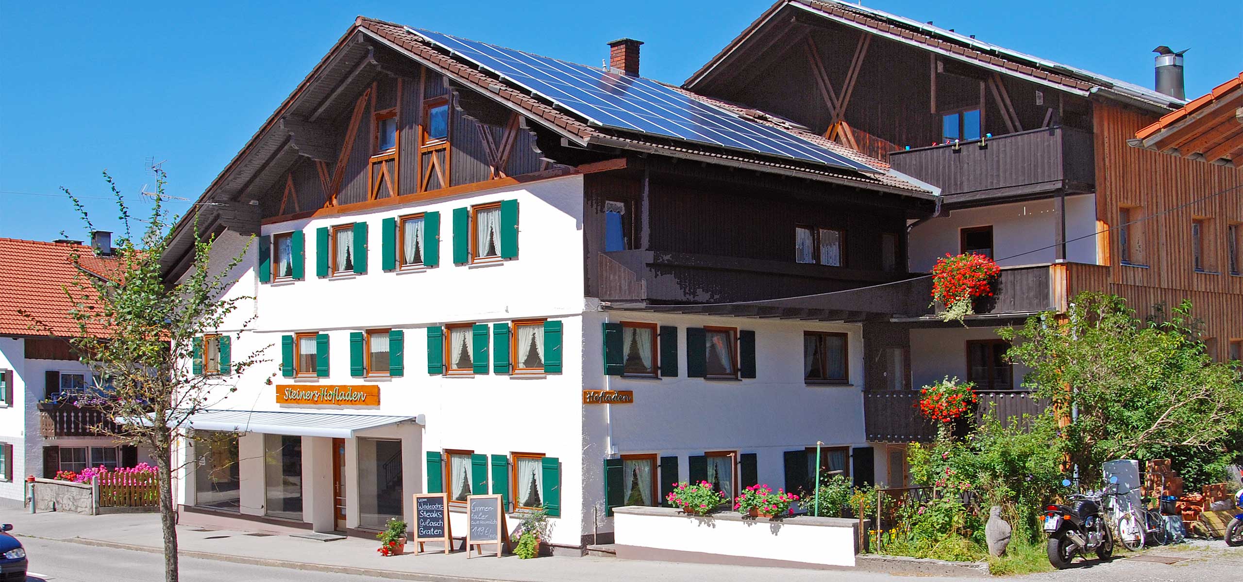 Steiners Hofladen & Ferienwohnungen - in Nesselwang im Allgäu - Urlaub auf dem Bauernhof in zentraler Lage